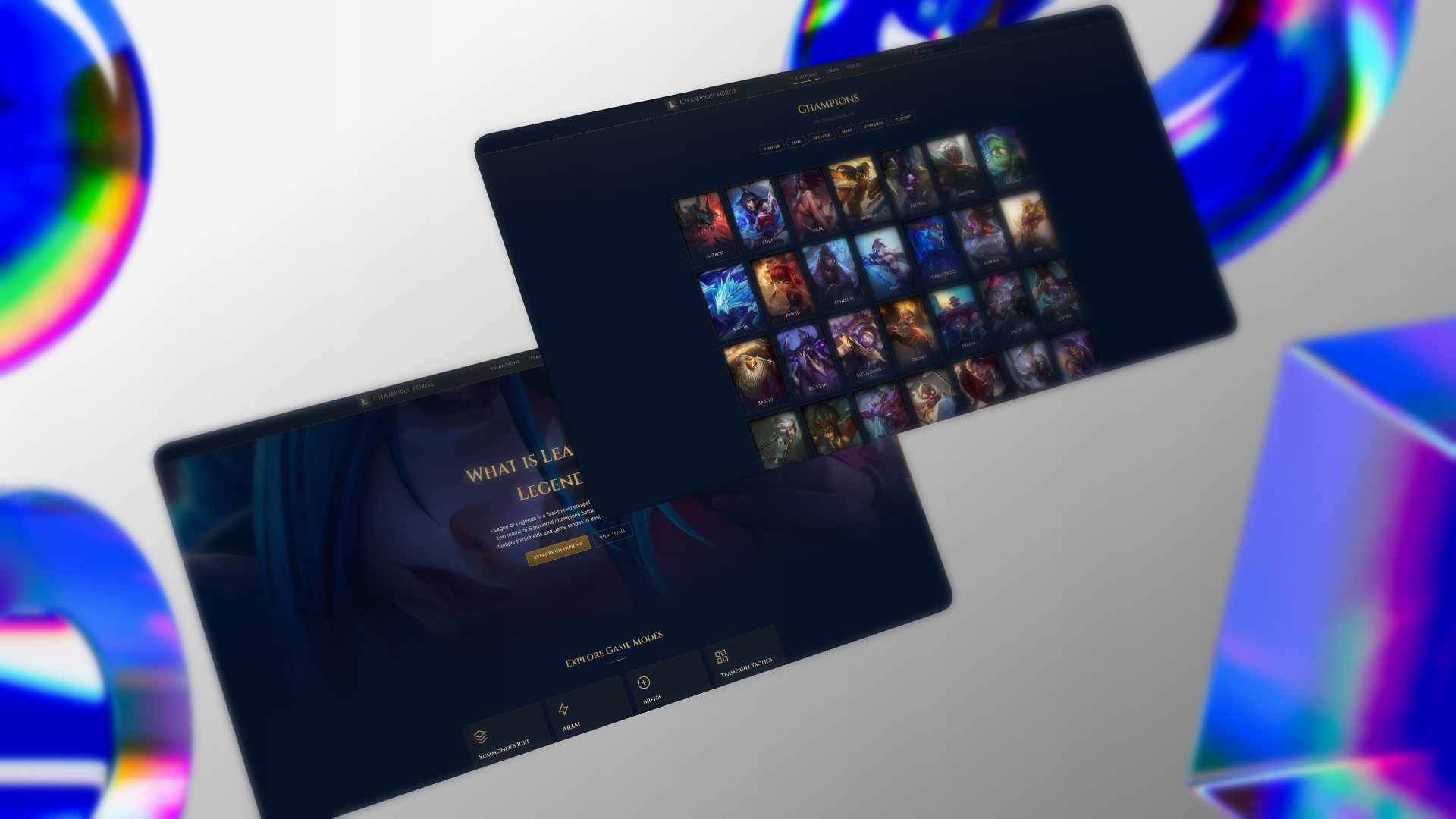 Screenshot of League of Legends Info App